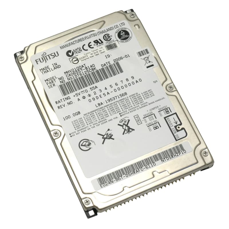 Жесткий диск Fujitsu CA06557-B31500SN 100Gb 4200 IDE 2,5" HDD
