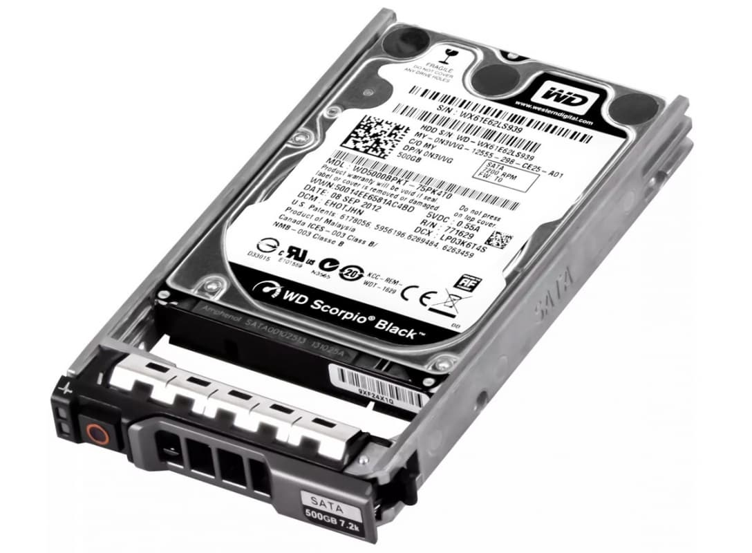 Жесткий диск Dell WD5000BPKT-75PK4T0 500Gb 7200 SATAII 2,5" HDD