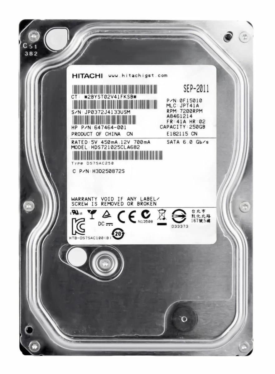 Жесткий диск HP 250Gb 7200 SATAIII 3.5" HDD FX560AV