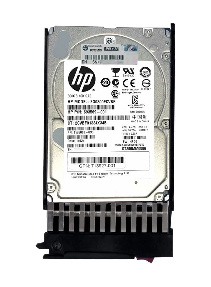 Жесткий диск HP 300Gb 10000 SAS 2.5" HDD 9WE066-035