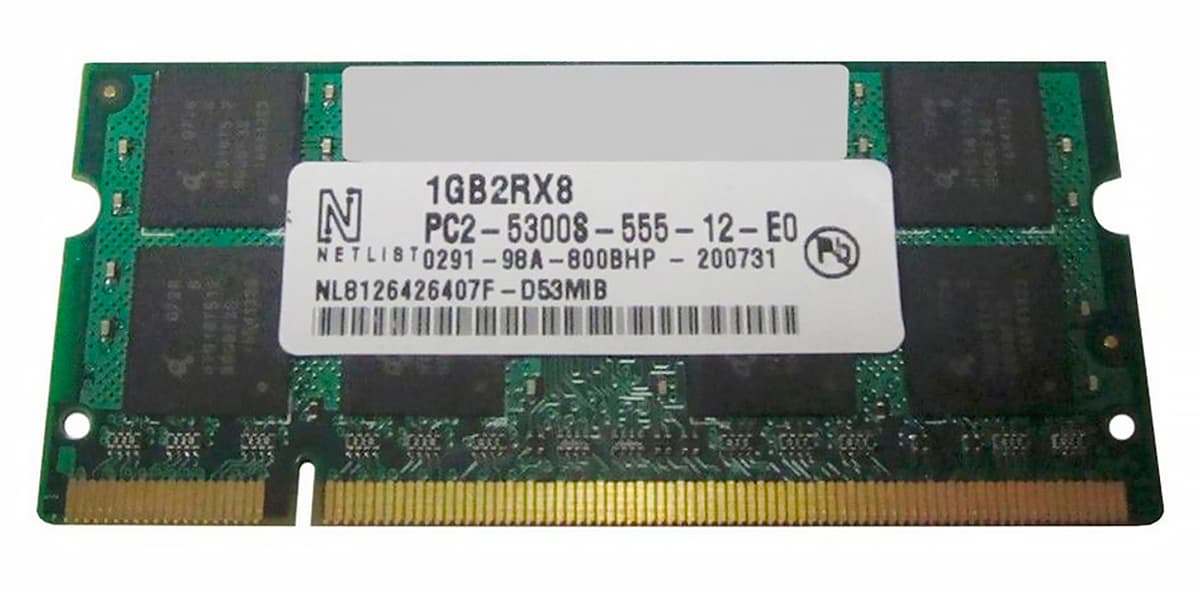 Оперативная память Netlist NL8126426407F-D53MIB DDRII 1Gb