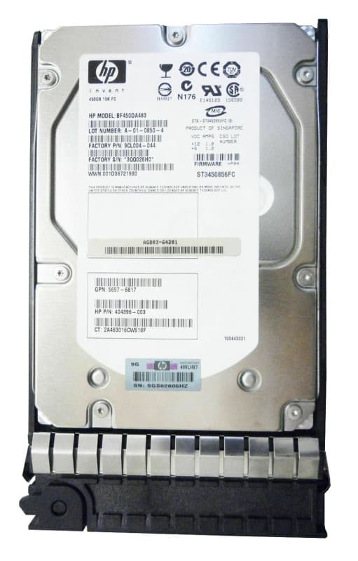 Жесткий диск HP BF450DA483 450Gb  Fibre Channel  3,5" HDD