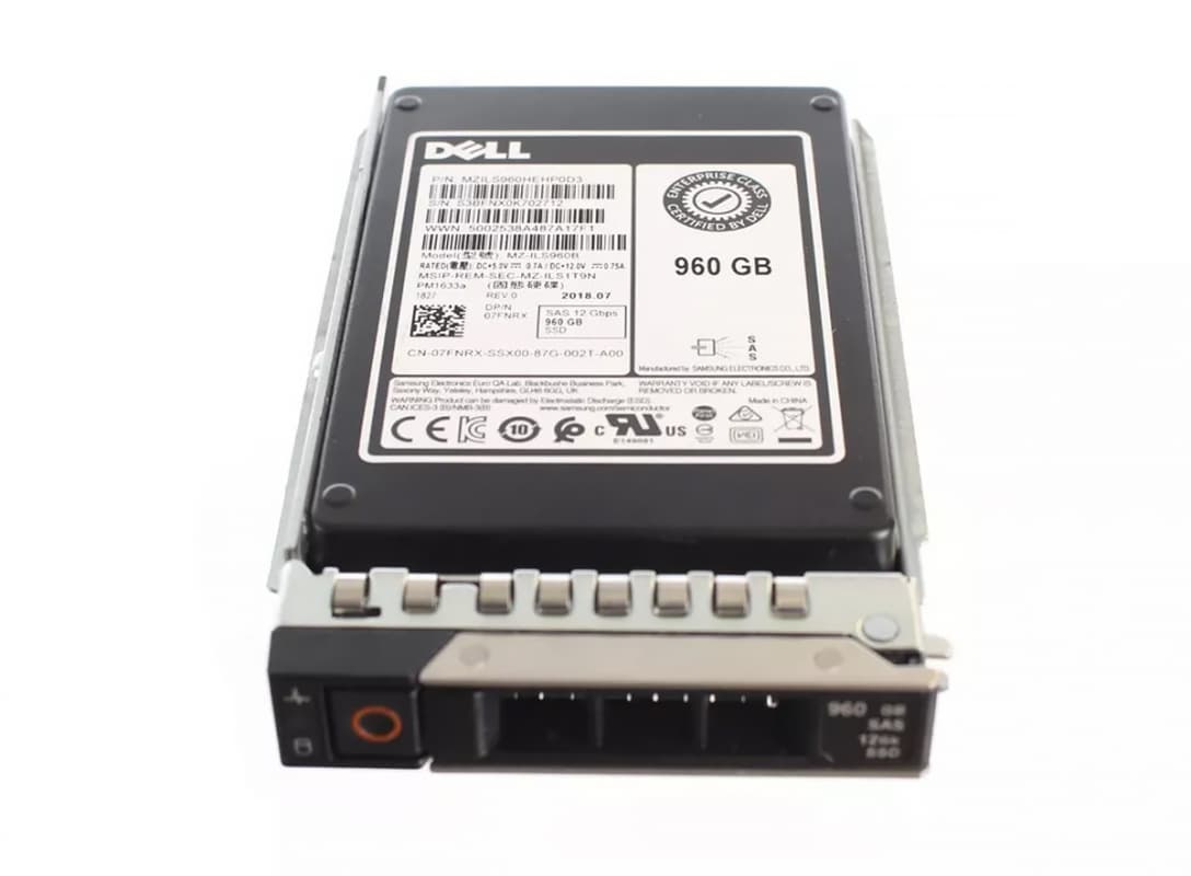 Жесткий диск Dell 07FNRX 960Gb SAS 2,5" SSD