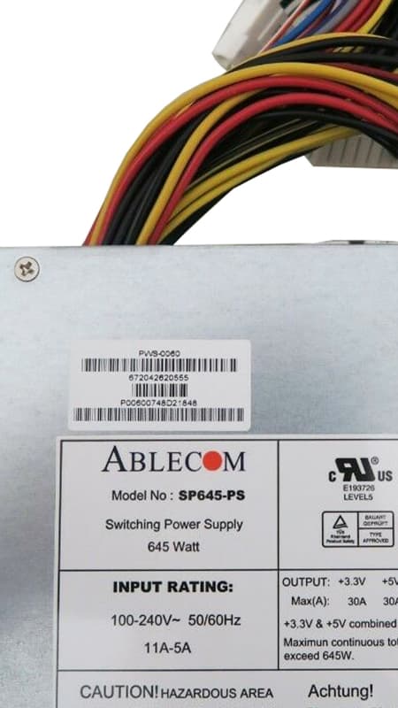Блок Питания SuperMicro SP645-PS 645W