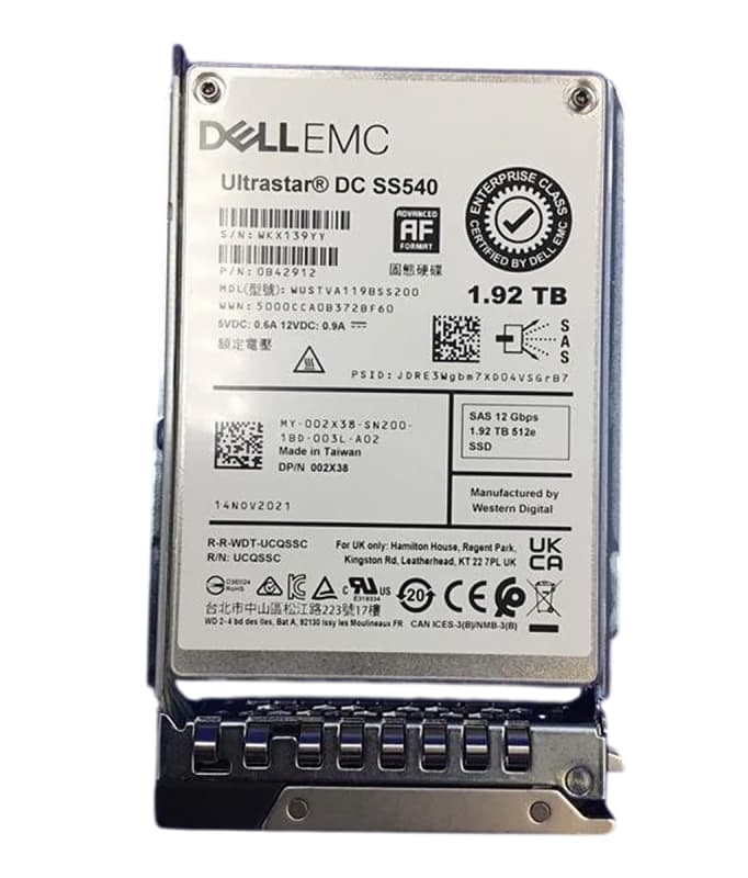 Жесткий диск Dell 02X38 1.92TB SAS 2,5" SSD