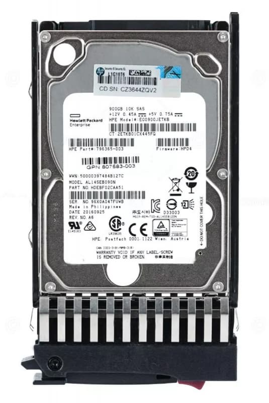 Жесткий диск HP 787647-001 900Gb 10k MSA SAS 2,5" HDD