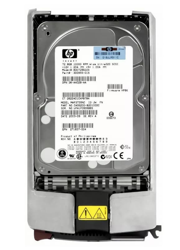 Жесткий диск HP CA06200-B20100DC 72,8Gb  U320SCSI 3.5" HDD