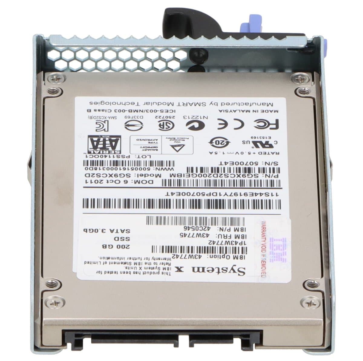 Жесткий диск IBM 200Gb  SATAII 2.5" SSD 42C0546