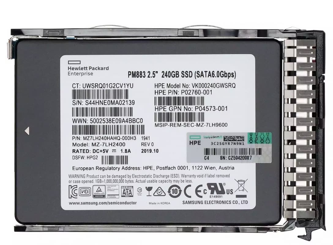 Жесткий диск HP P04573-001 240GB SATAII 2,5" SSD