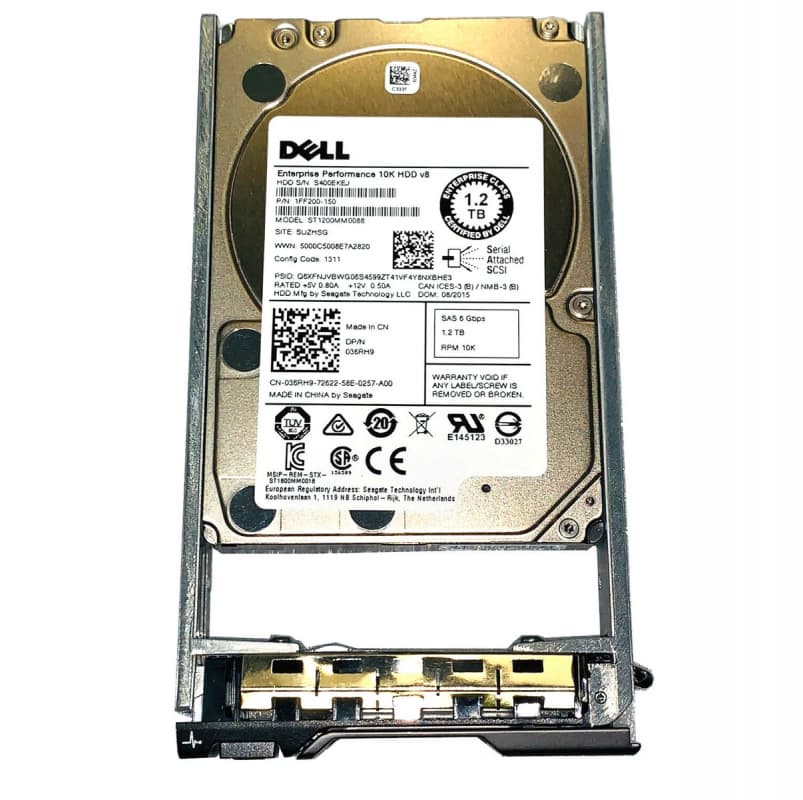 Жесткий диск Dell 36RH9 1,2Tb 10000 SAS 2,5" HDD