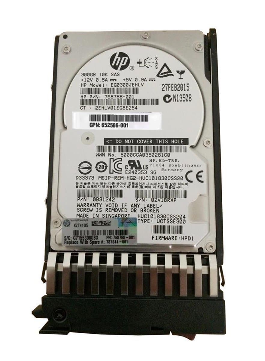 Жесткий диск HP 300Gb 10000 SAS 2.5" HDD