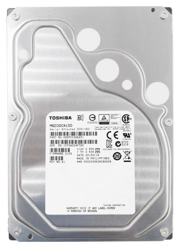 Жесткий диск Toshiba MG03SCA100 1Tb  SAS 3,5" HDD