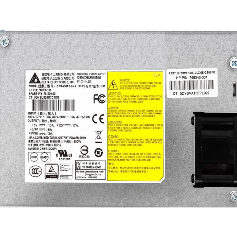 Блок Питания HP 751909-001 250W