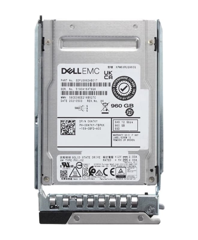 Жесткий диск Dell 6N7KY 960Gb SAS 2,5" SSD