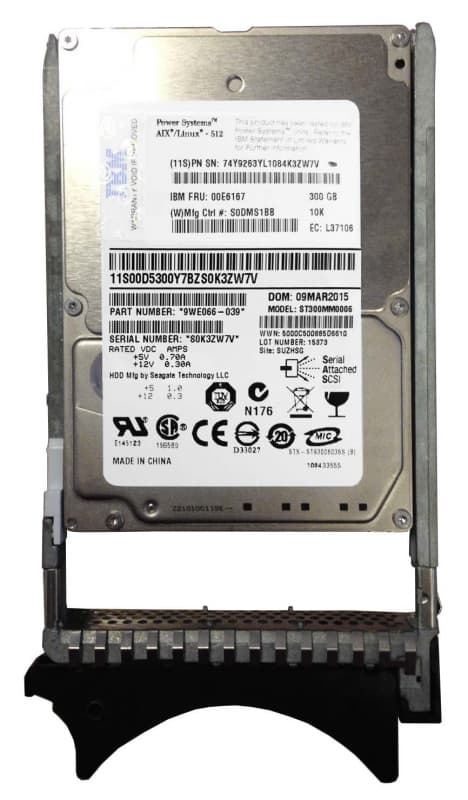 Жесткий диск IBM 74Y9268 300Gb  SAS 2,5" HDD