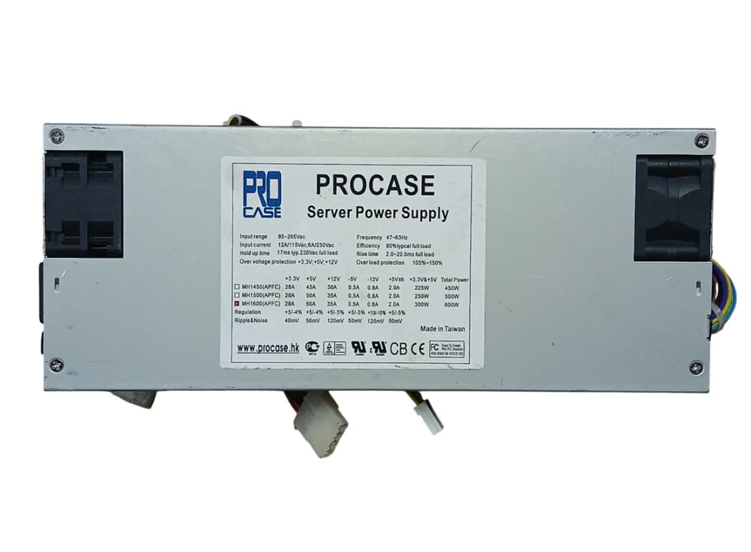 Блок питания Procase MH-1600 600W