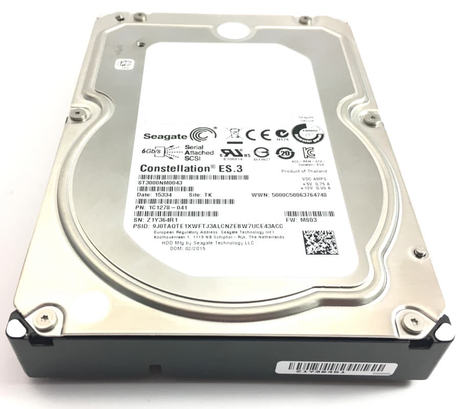 Жесткий диск Seagate ST3000NM0043 3Tb 7200 SAS 3,5" HDD