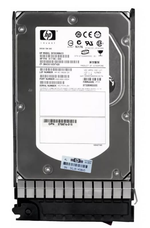 Жесткий диск HP 9Z1066-035 300Gb  SAS 3,5" HDD