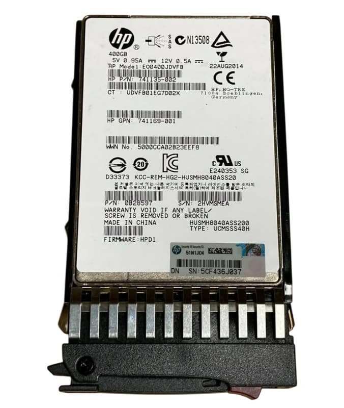 Жесткий диск HP 741169-001 400Gb  SAS 2,5" SSD