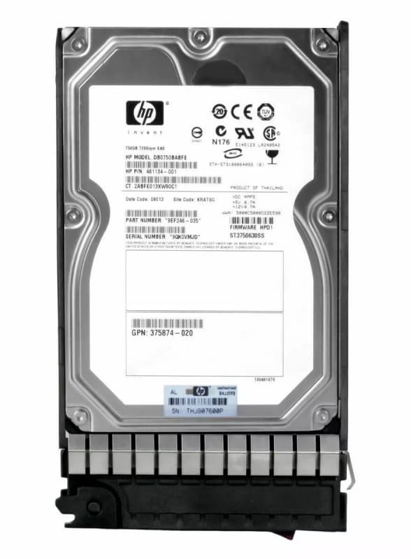 Жесткий диск HP 9EF246-035 750Gb  SAS 3,5" HDD