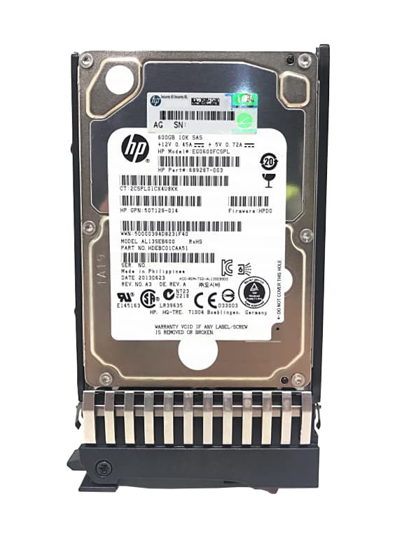 Жесткий диск HP HDEBC01CAA51 600Gb SAS 2,5" HDD