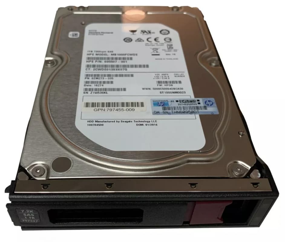 Жесткий диск HP 797281-B21 1Tb  SAS 3,5" HDD