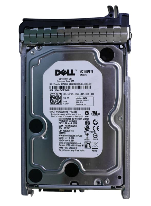 Жесткий диск Dell WD1002FBYS-18A6B0 1Tb SATAII 3,5" HDD