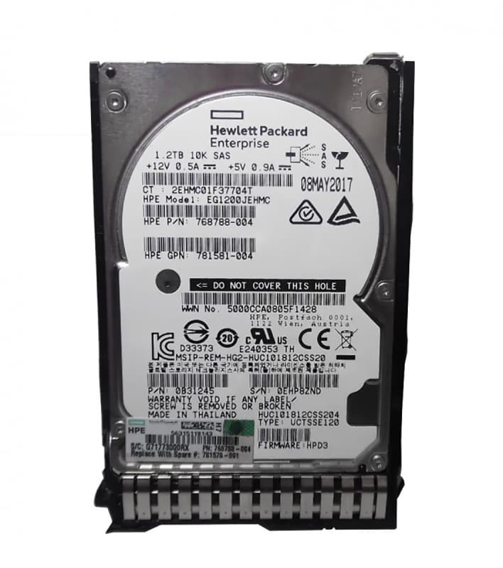 Жесткий диск HP EG1200JEHMC 1,2Tb 10000 SAS 2,5" HDD