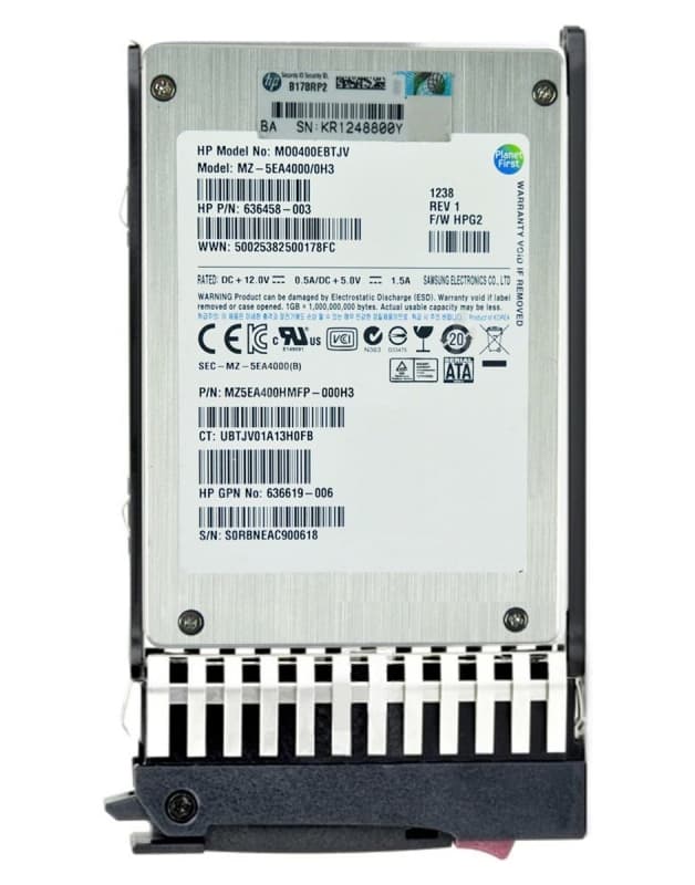 Жесткий диск HP 637072-001 400Gb SATAII 2.5" SSD