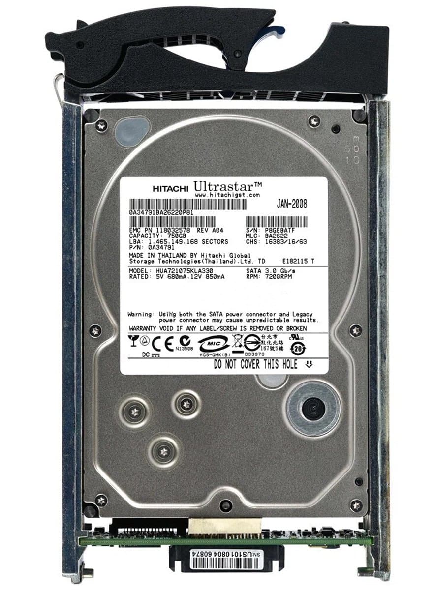 EMC 750Gb 7200 SATAII 3.5" HDD
