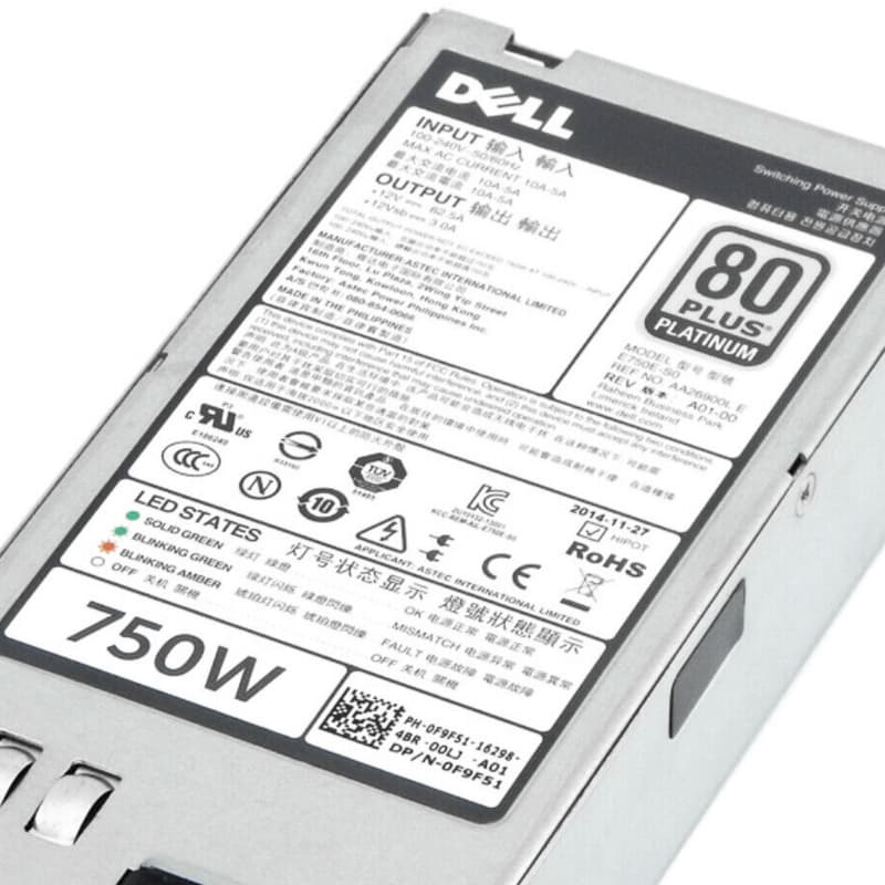Резервный Блок Питания Dell AA26900L E 750W
