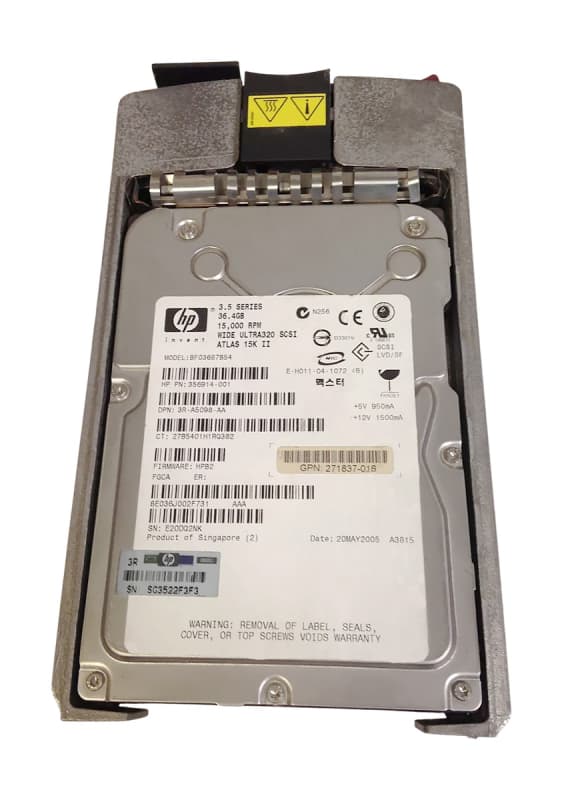Жесткий диск HP 356914-001 36,4Gb  U320SCSI 3.5" HDD