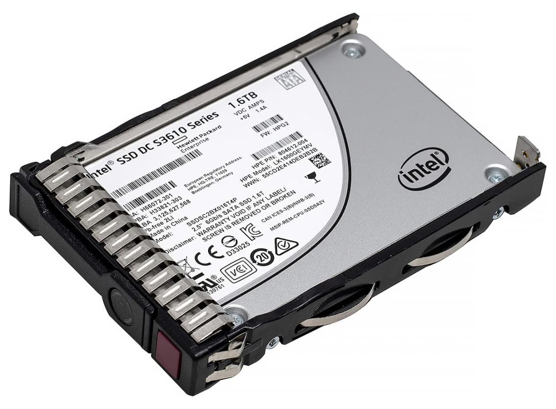 Жесткий диск HP 804631-B21 1.6TB SATAIII 2,5" SSD