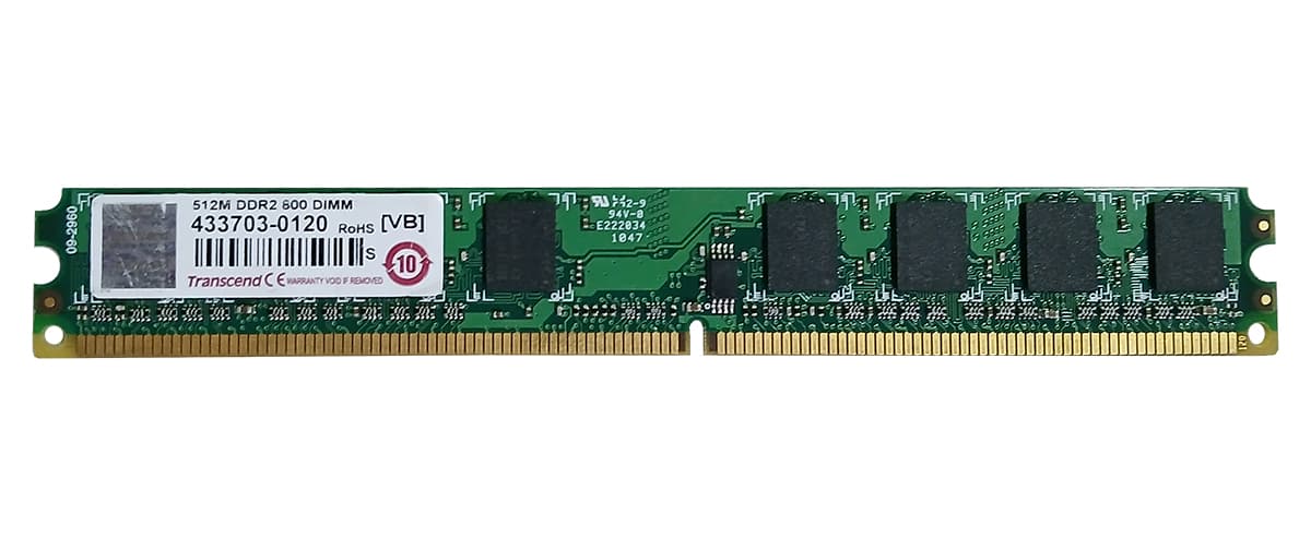 Оперативная память Transcend TS64MLQ64V8J DDRII 512Mb