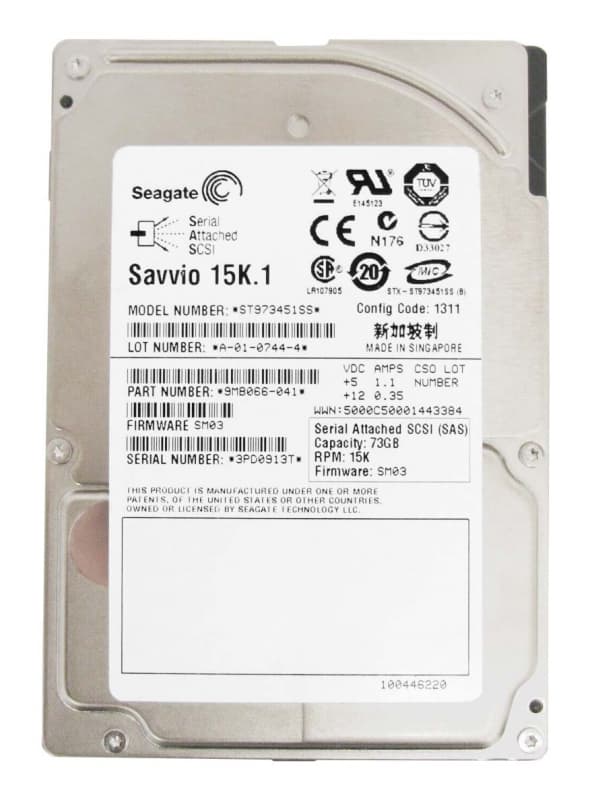 Жесткий диск Seagate ST973451SS 73Gb 15000 SAS 2,5" HDD