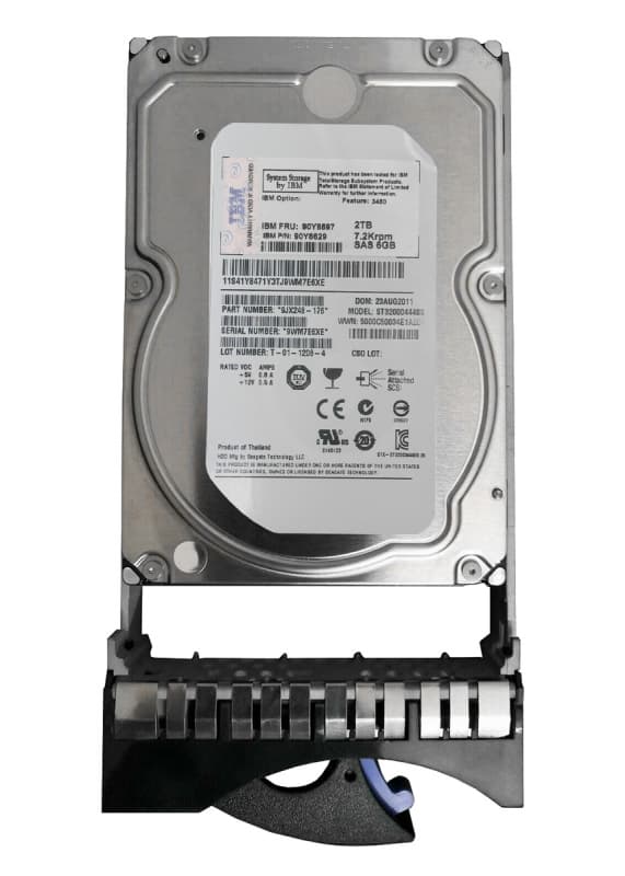 Жесткий диск IBM 90Y8629 2Tb 7200 SAS 3,5" HDD