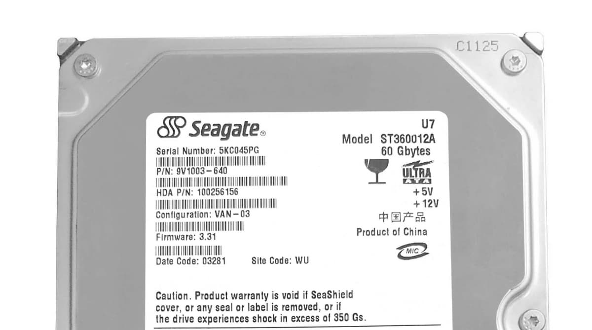 Жесткий диск Seagate 9V1003 60Gb 5400 IDE 3.5" HDD