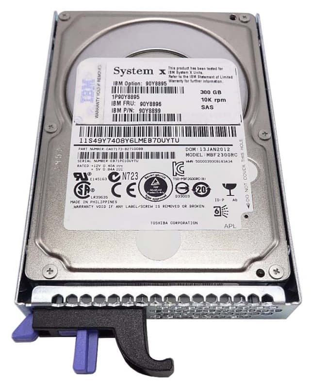 Жесткий диск IBM 90Y8895 300Gb 10000 SAS 2,5" HDD