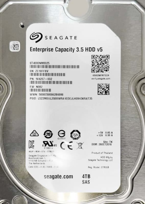 Жесткий Диск Seagate 1V4207 4Tb SAS 3.5" HDD