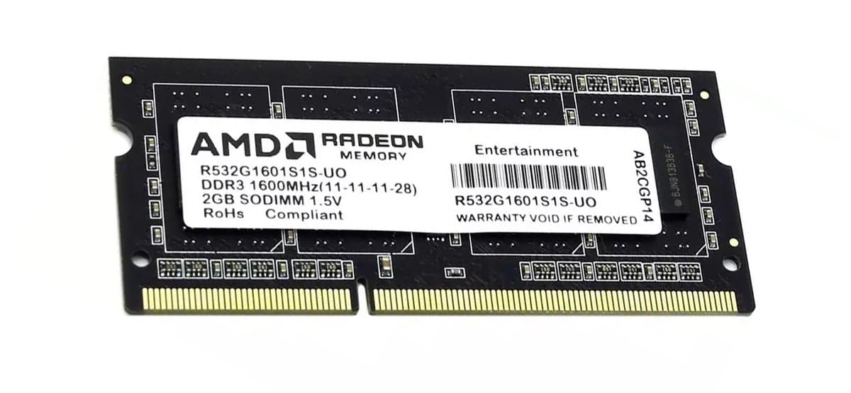 Оперативная память AMD DDRIII 2Gb R532G1601S1S-U0        