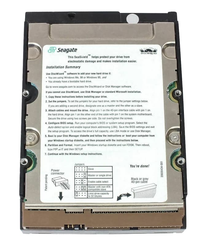 Жесткий диск Seagate 9T6002 40Gb 7200 IDE 3.5" HDD