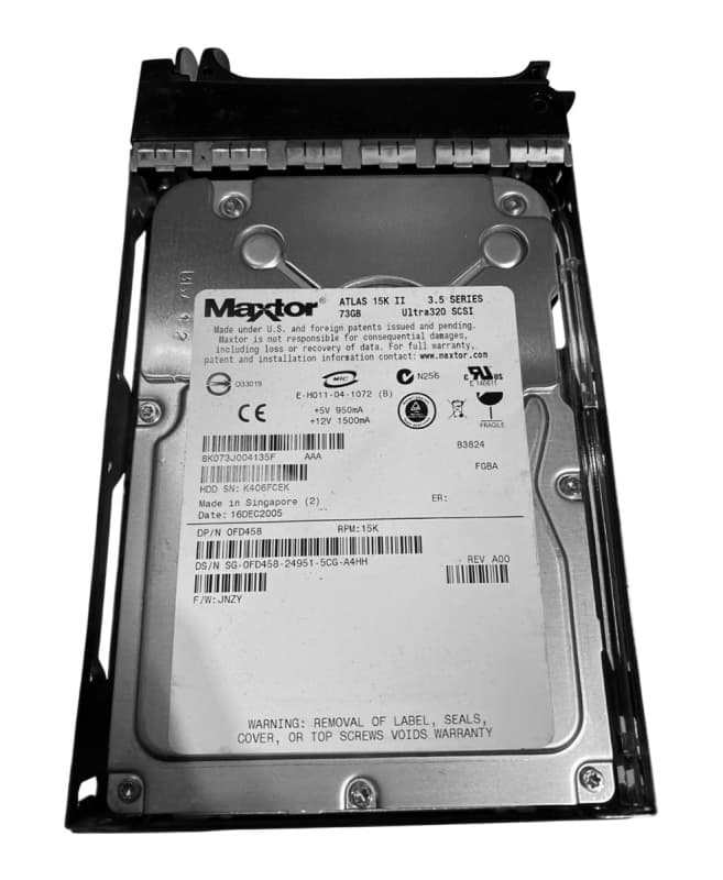 Жесткий диск Dell FD458 73Gb  U320SCSI 3.5" HDD