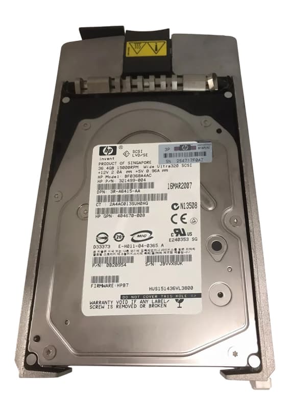 Жесткий диск HP BF0368A4AC 36,4Gb  U320SCSI 3.5" HDD