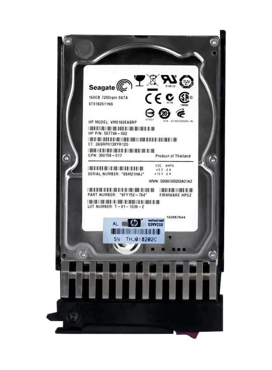 Жесткий диск HP 160Gb 7200 SATAII 2.5" HDD 390158-017