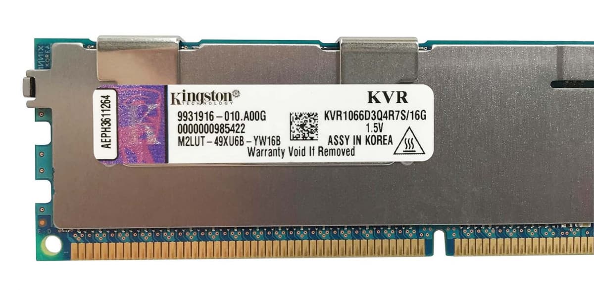 Оперативная память Kingston KVR1066D3Q4R7S/16G DDRIII 16Gb
