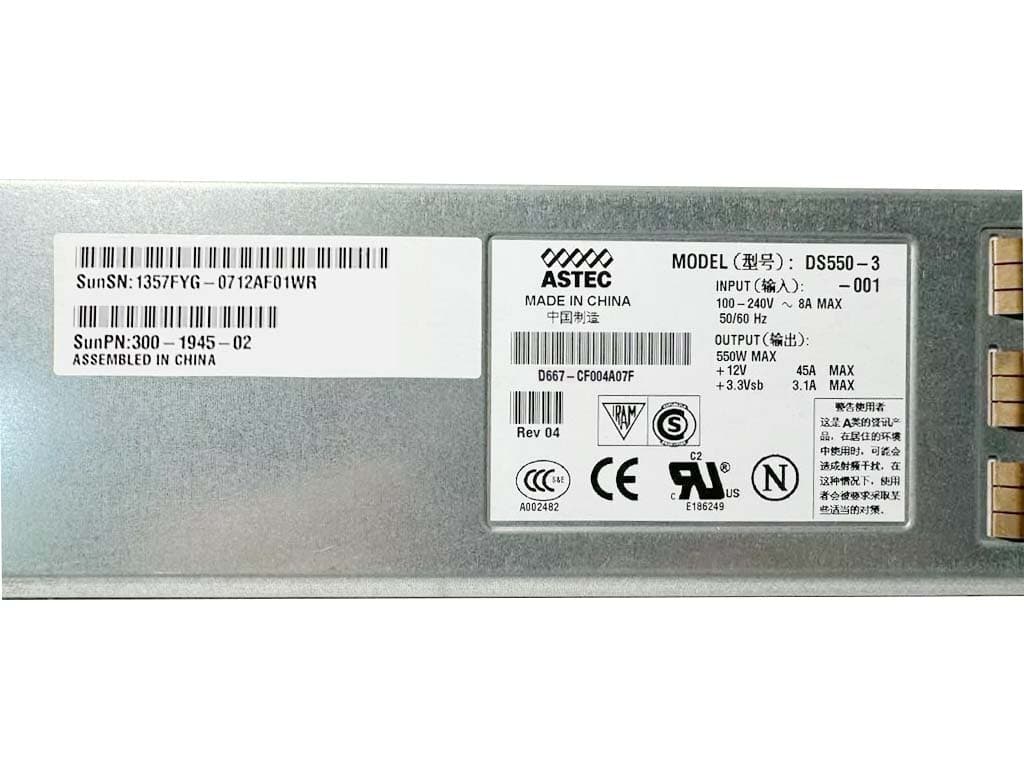 Резервный Блок Питания Sun D667-CF004A07F 550W