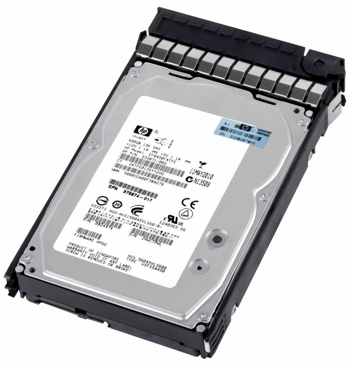 Жесткий диск HP 450Gb 15000 SAS 3.5" HDD EF0450FATFE