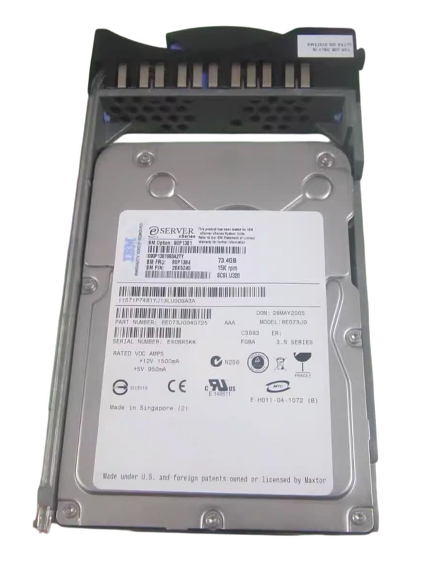 Жесткий диск IBM 73,4Gb 15000 U320SCSI 3.5" HDD 90P1381