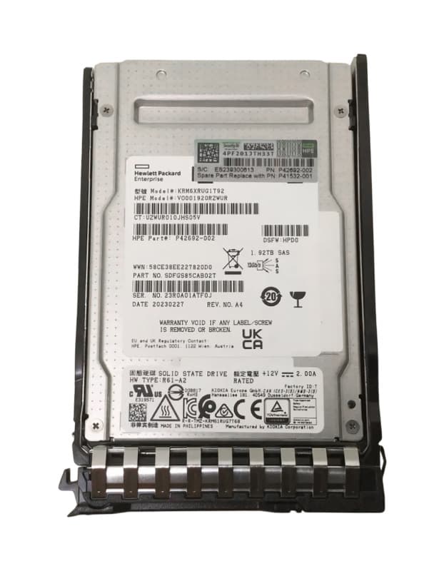 Жесткий диск HP P40511-B21 1.92Tb SAS 2,5" SSD