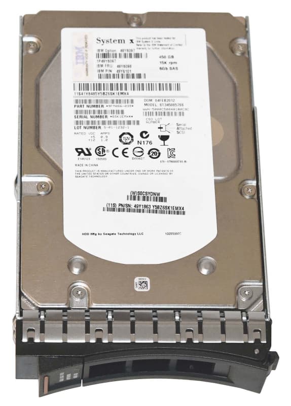 Жесткий диск IBM 49Y6101 450Gb 15000 SAS 3,5" HDD